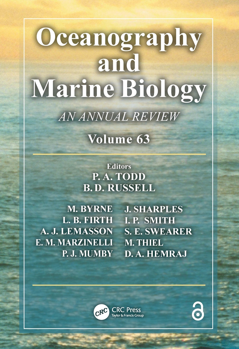 Oceanography And Marine Biology An Annual Review/Product Detail/Science