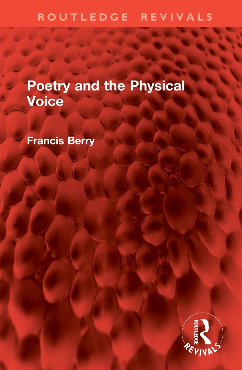 Poetry And The Physical Voice/Product Detail/Literature & Poetry