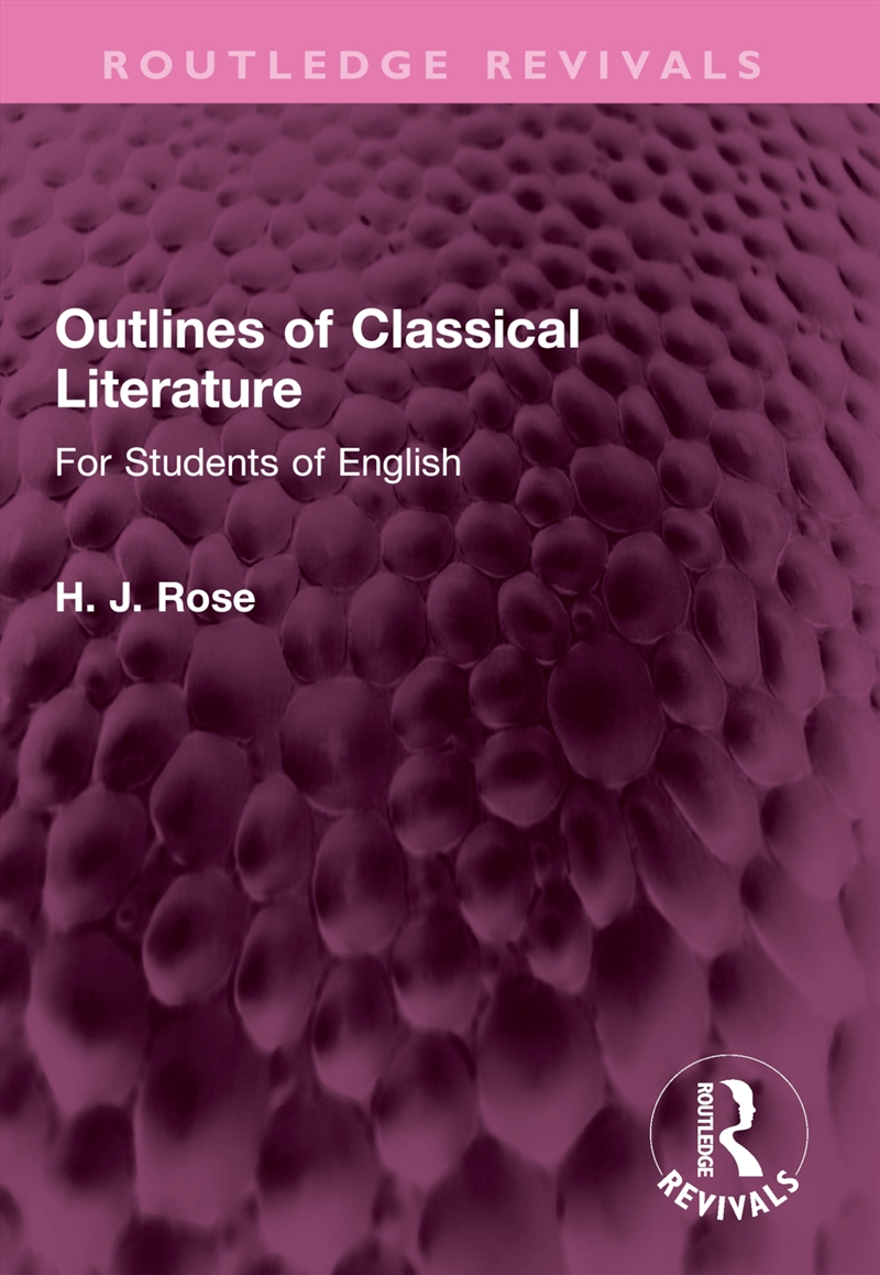 Outlines Of Classical Literature For Students Of English/Product Detail/Literature & Poetry