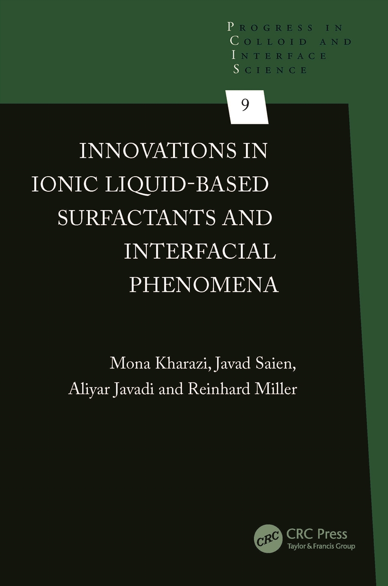 Innovations In Ionic Liquid-Based Surfactants And Interfacial Phenomena/Product Detail/Science