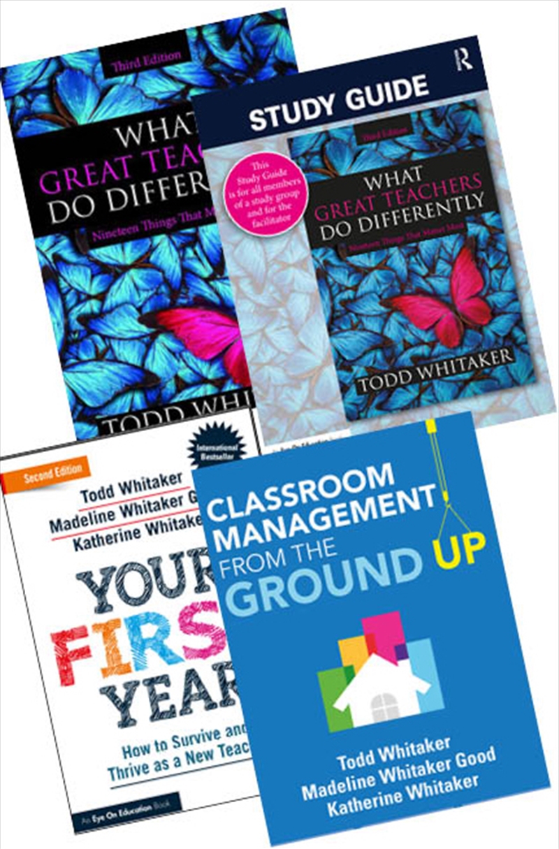 Todd Whitaker Great Teachers 4 Book Bundle/Product Detail/Healthcare