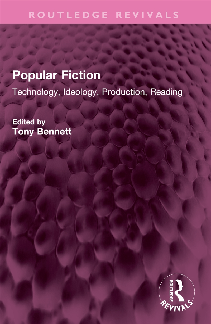 Popular Fiction Technology, Ideology, Production, Reading/Product Detail/Literature & Poetry