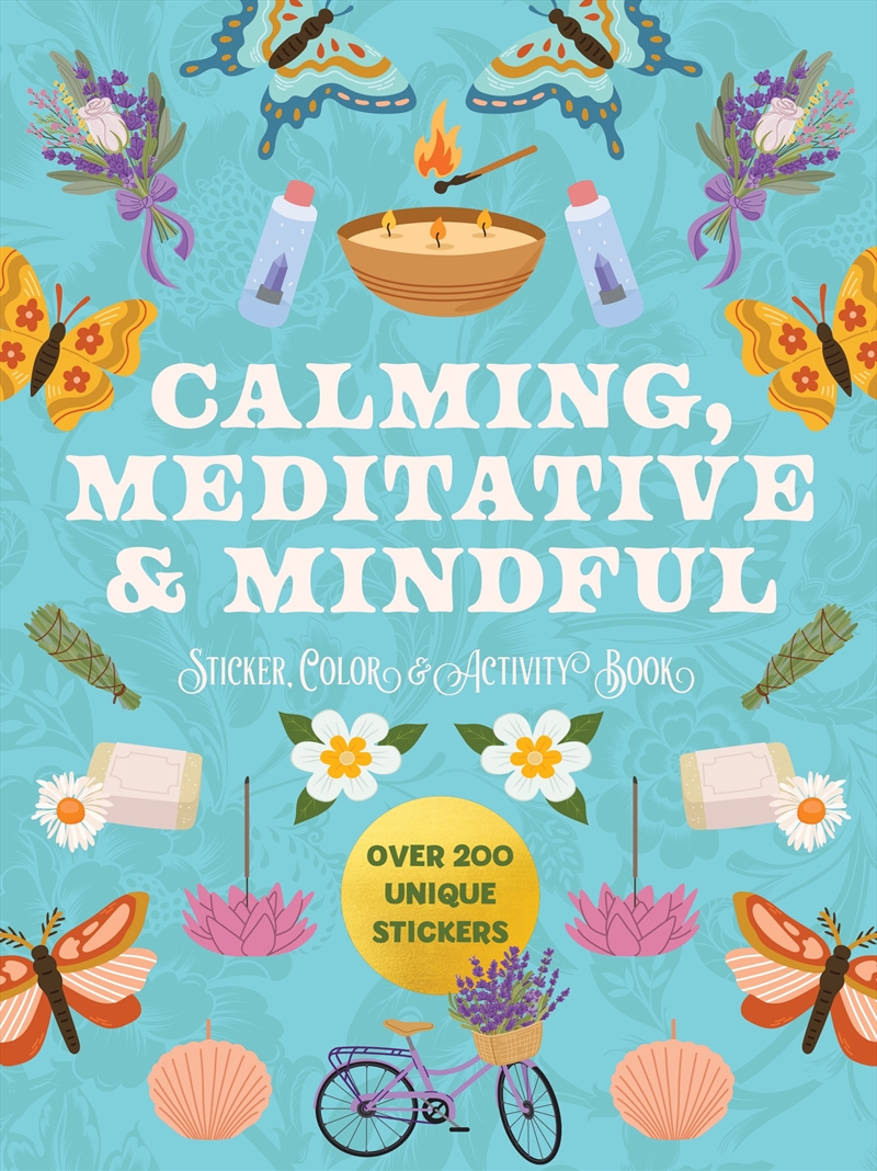 Calming, Meditative and Mindful Sticker, Color & Activity Book/Product Detail/Adults Activity Books