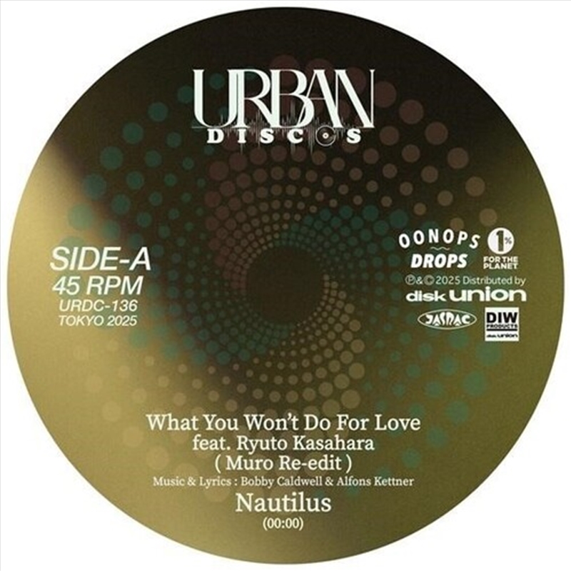 What You Won't Do For Love (Muro Re-Edit)/Product Detail/Jazz