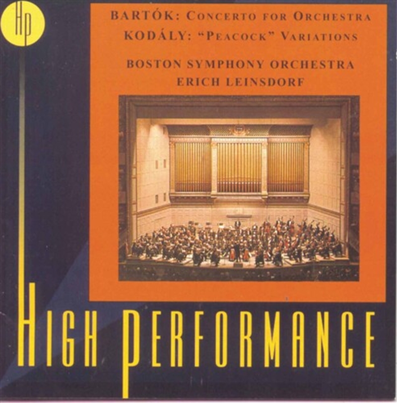 Concerto For Orchestra / Peacock Variations/Product Detail/Classical