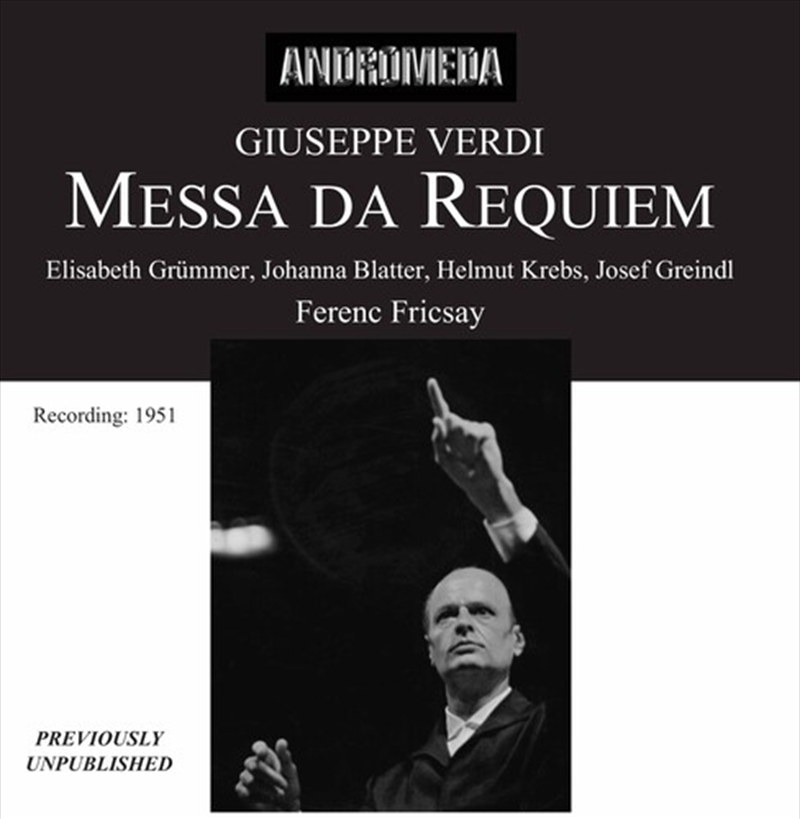 Messa Da Requiem (Berlin 27.01/Product Detail/Classical