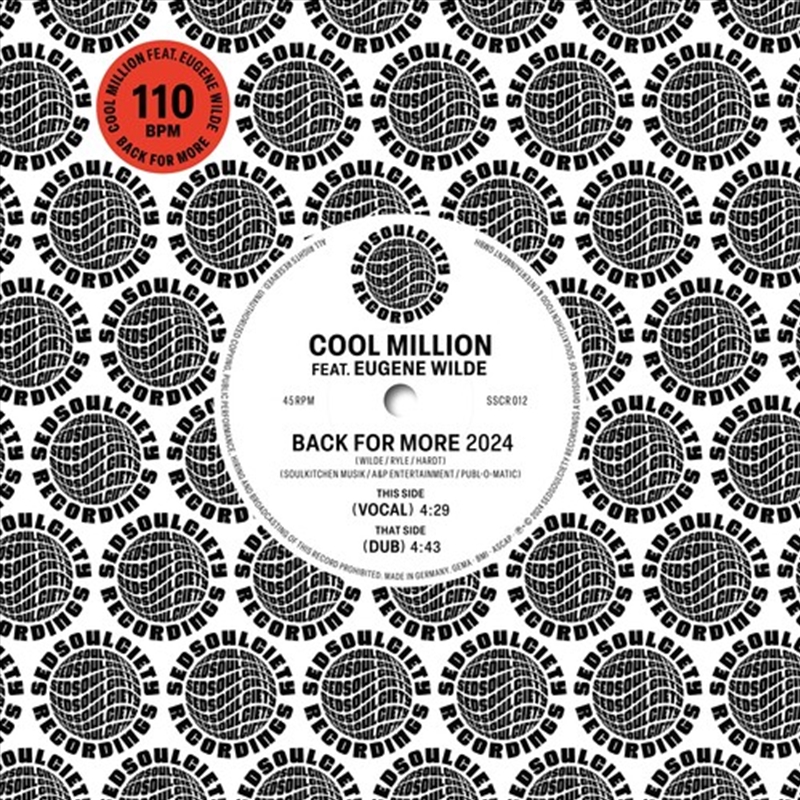 Back For More/Product Detail/R&B