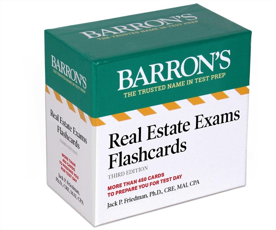 Real Estate Exams Flashcards, Third Edition: Up-To-Date Review/Product Detail/Teaching