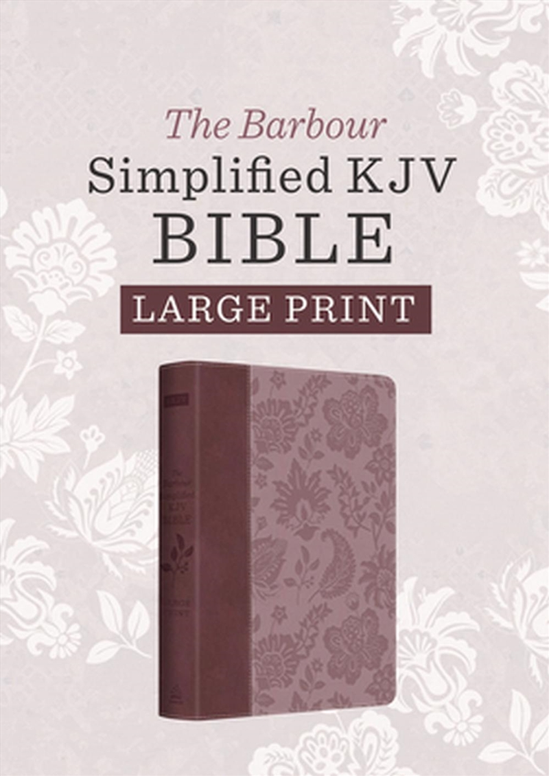 Barbour Simplified Kjv Bible: Large Print (Plum & Paisley)/Product Detail/Religion & Beliefs
