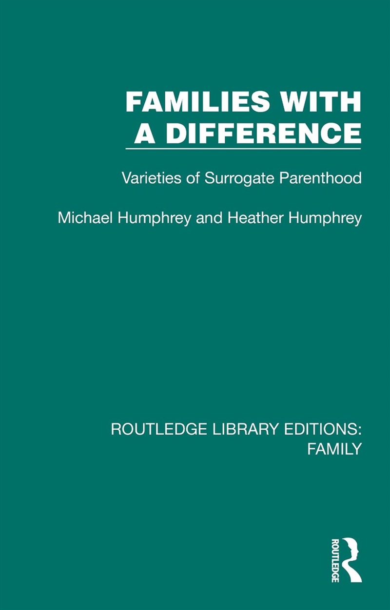 Families With A Difference Varieties Of Surrogate Parenthood/Product Detail/Politics & Government