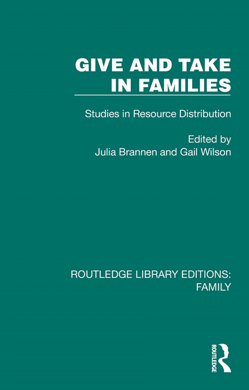Give And Take In Families Studies In Resource Distribution/Product Detail/Politics & Government