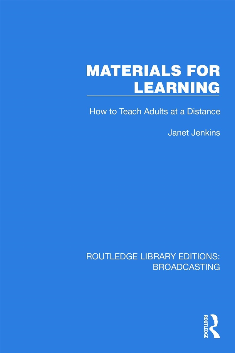 Materials For Learning How To Teach Adults At A Distance/Product Detail/Media