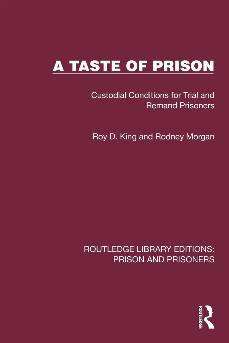 Taste Of Prison Custodial Conditions For Trial And Remand Prisoners/Product Detail/Politics & Government