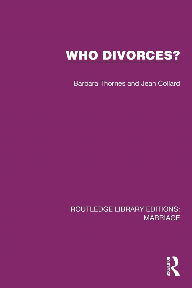 Who Divorces?/Product Detail/Family & Health