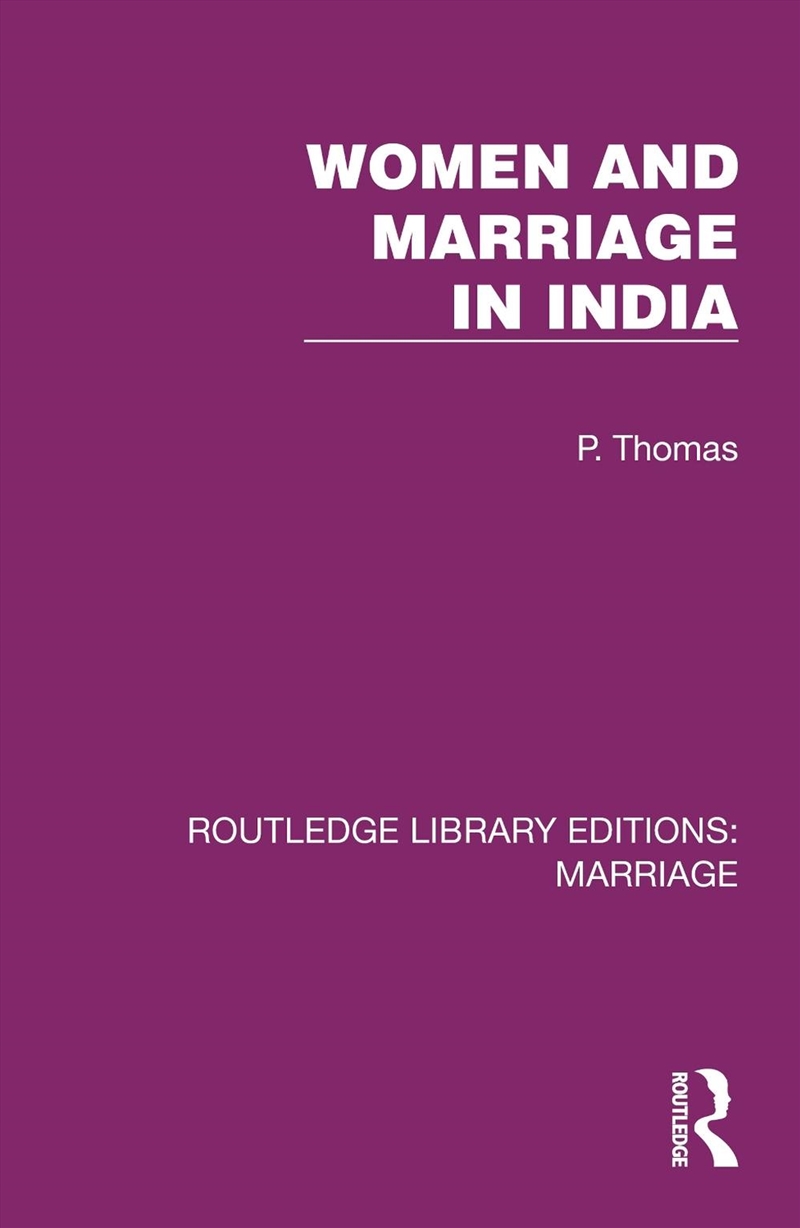 Women And Marriage In India/Product Detail/Politics & Government