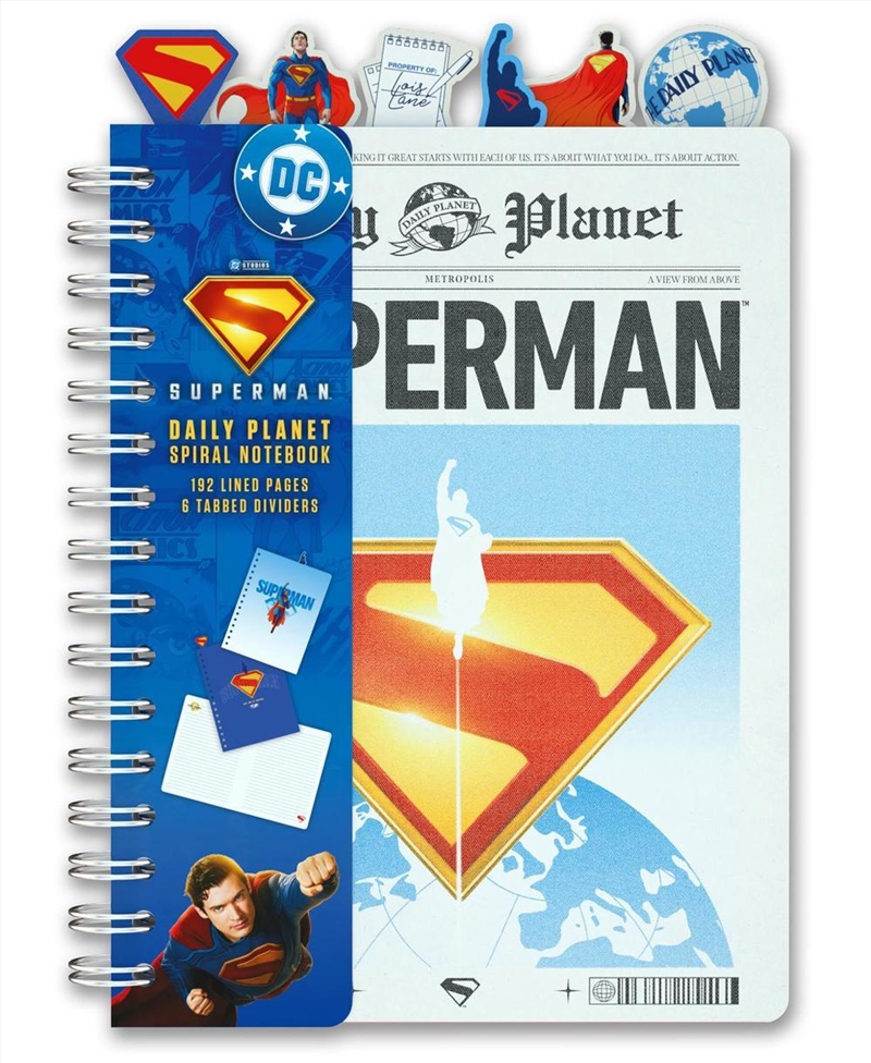 Dc: Superman: The Daily Planet Spiral Notebook/Product Detail/Notebooks & Journals