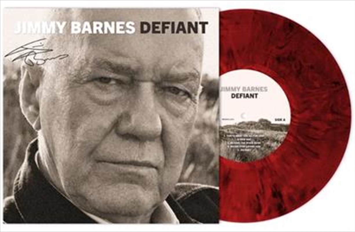 Defiant - Red/Black Marble Vinyl (SIGNED)/Product Detail/Rock