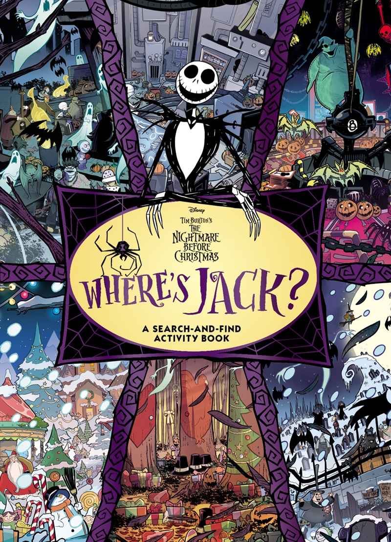 Where's Jack? A Search-And-Find Book Activity (Disney: The Nightmare Before Christmas)/Product Detail/Kids Activity Books