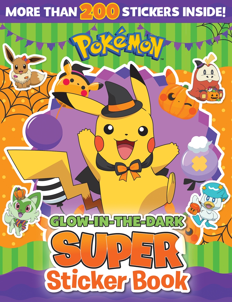 Pokemon Happy Halloween: Glow-In-The-Dark Super Sticker Book/Product Detail/Kids Activity Books