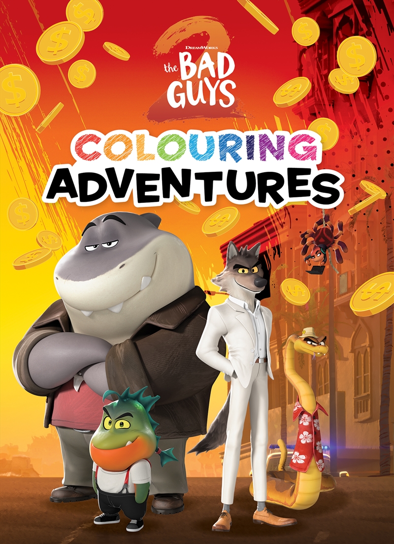 The Bad Guys 2: Colouring Adventures (Dreamworks)/Product Detail/Kids Colouring