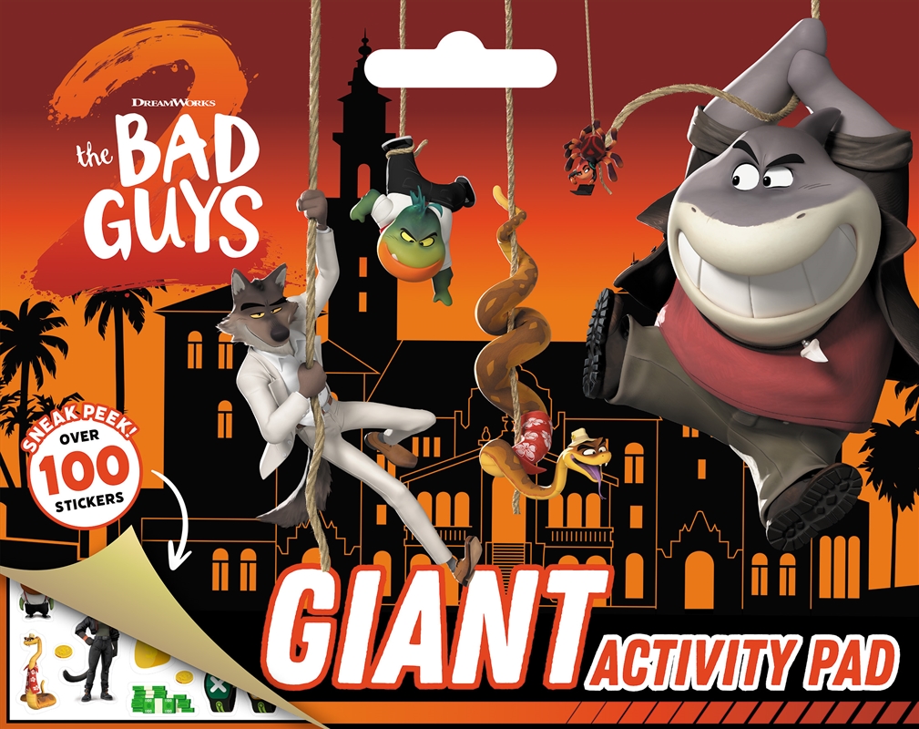 The Bad Guys 2: Giant Activity Pad (Dreamworks)/Product Detail/Kids Activity Books