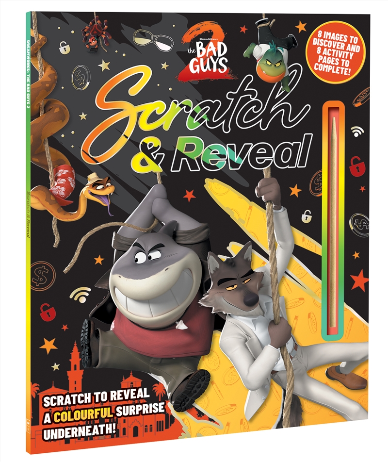 The Bad Guys 2: Scratch And Reveal (Dreamworks)/Product Detail/Kids Activity Books