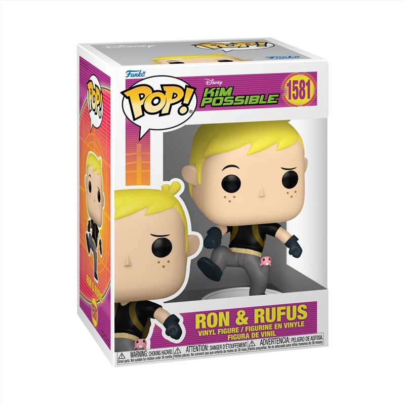 Kim Possible - Ron w/Rufus Pop!/Product Detail/TV