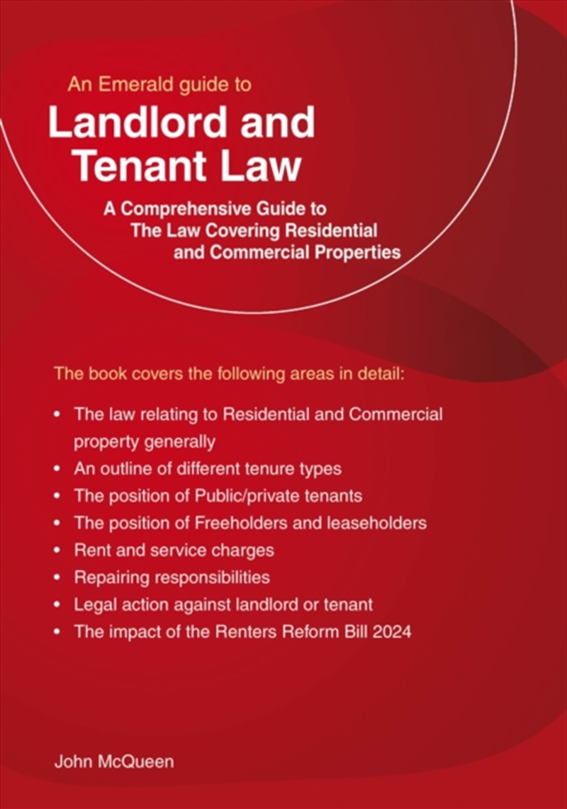 Emerald Guide To Landlord And Tenant Law - Residential And Commercial Property : Revised Edition/Product Detail/Law