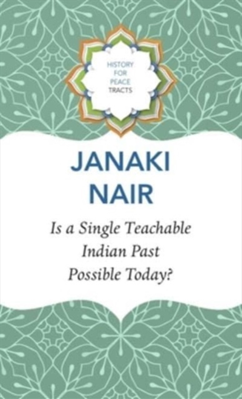 Is A Single Teachable Indian Past Possible Today?/Product Detail/Teaching
