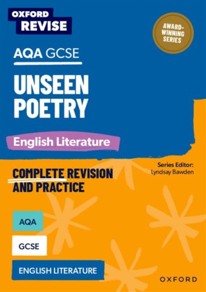 Oxford Revise: Aqa Gcse English Literature: Unseen Poetry/Product Detail/Literature & Poetry