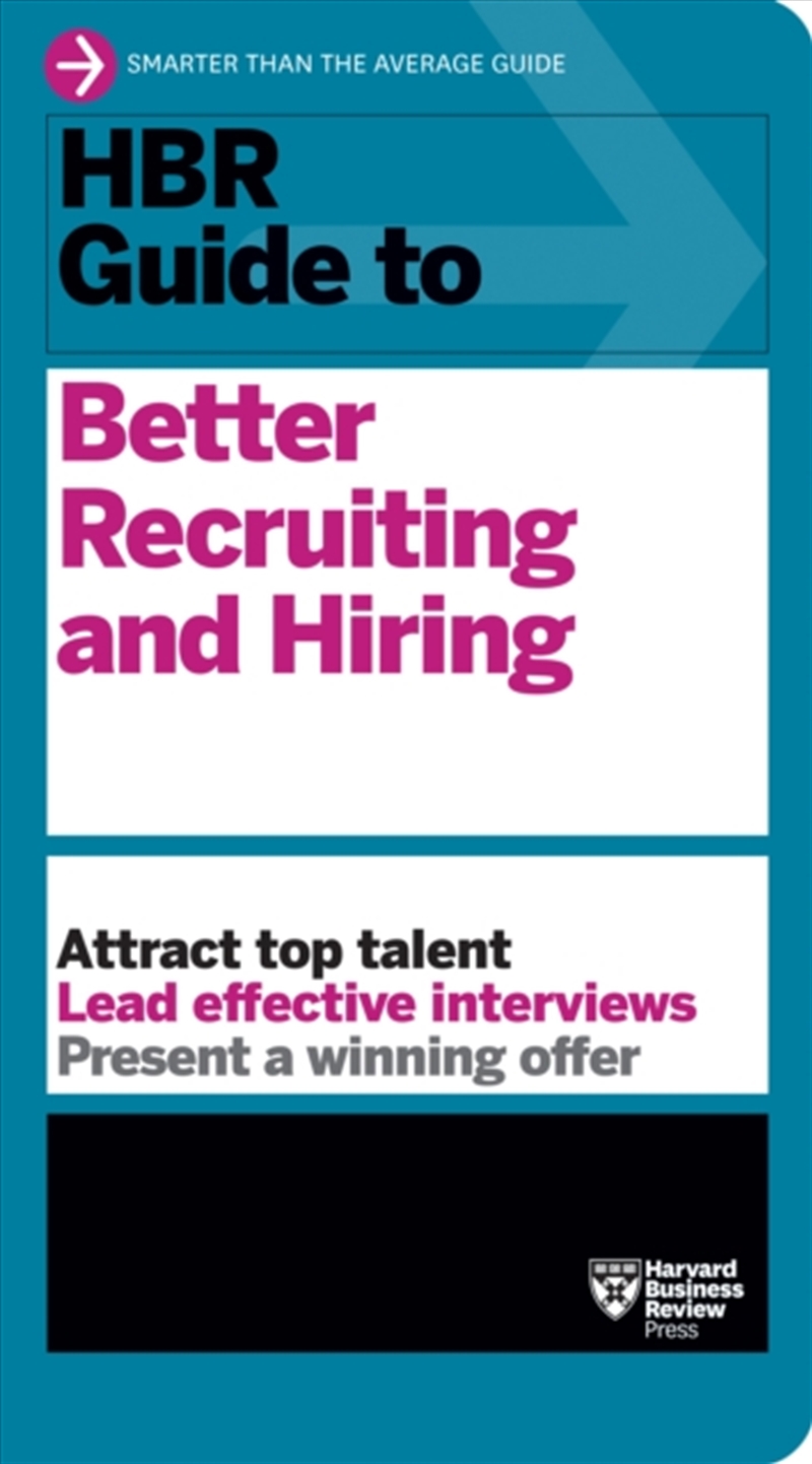 Hbr Guide To Better Recruiting And Hiring/Product Detail/Business Leadership & Management