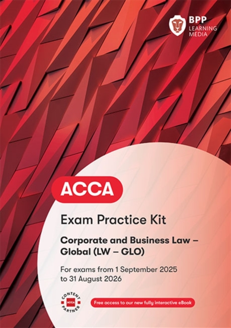 Acca Corporate And Business Law (Global) : Exam Practice Kit/Product Detail/Accounting & Finance
