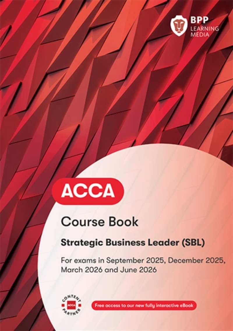 Acca Strategic Business Leader : Course Book/Product Detail/Accounting & Finance