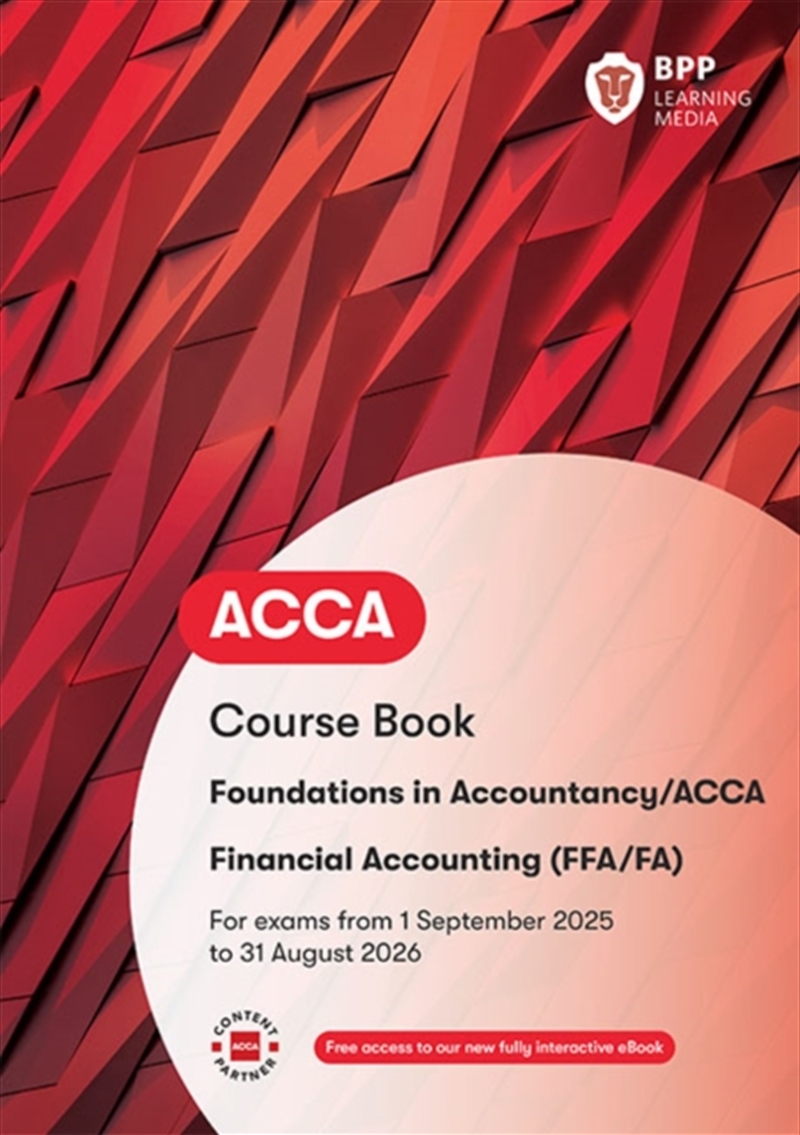 Fia Foundations Of Financial Accounting Ffa : Course Book/Product Detail/Reading