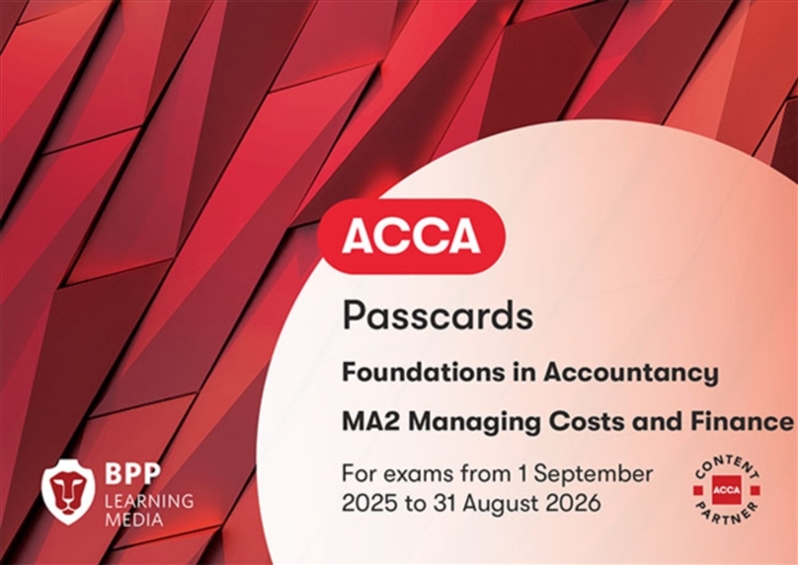 Fia Managing Costs And Finances Ma2 : Passcards/Product Detail/Reading