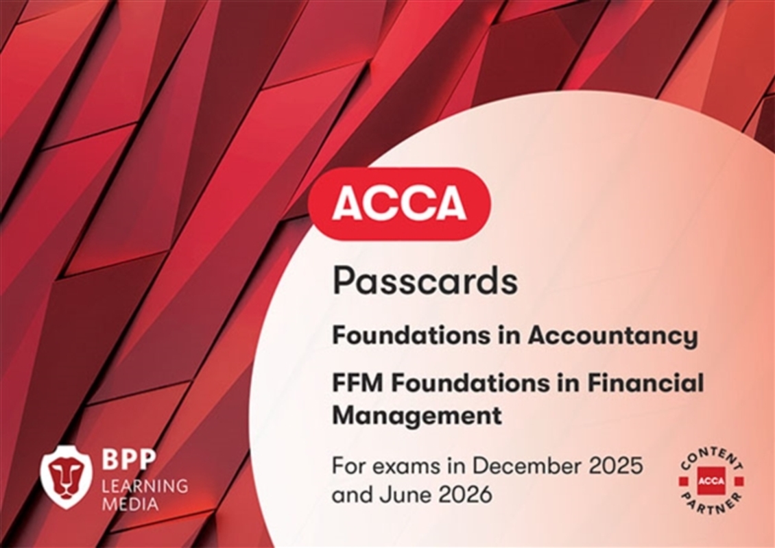 Fia Foundations In Financial Management Ffm : Passcards/Product Detail/Reading