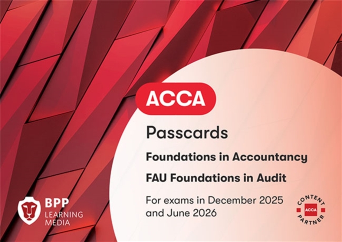 Fia Foundations In Audit (International) Fau Int : Passcards/Product Detail/Reading