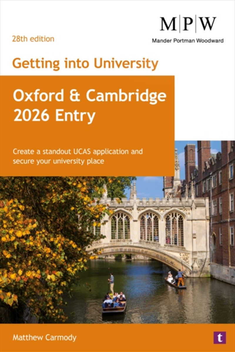 Getting Into University: Oxford And Cambridge 2026 Entry : Create A Standout Ucas Application And Se/Product Detail/Education & Textbooks