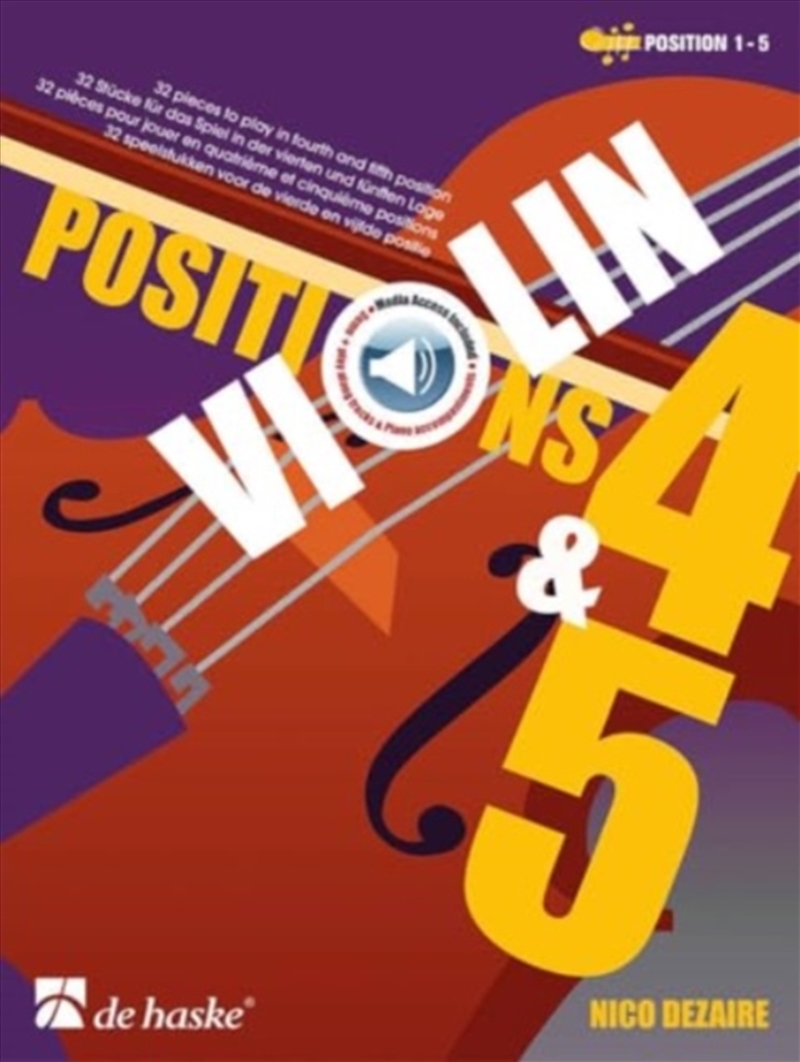 Violin Positions 4 & 5/Product Detail/Arts & Entertainment