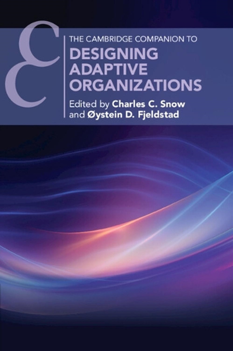 Designing Adaptive Organizations/Product Detail/Business Leadership & Management