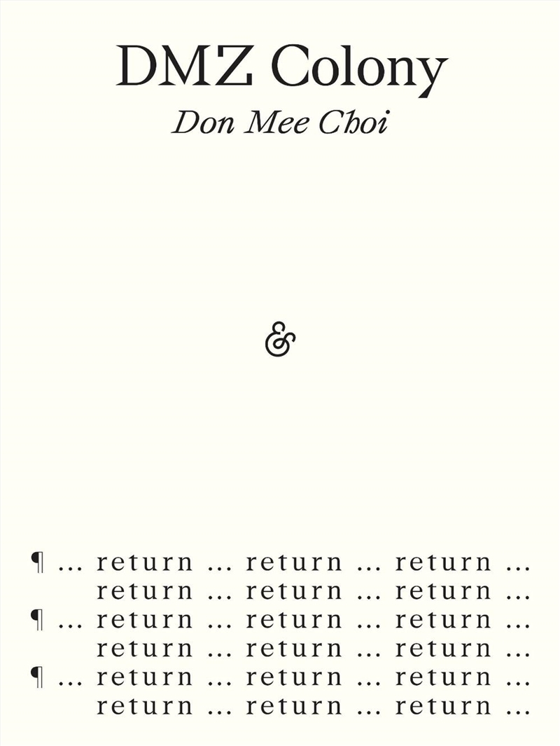 Dmz Colony/Product Detail/Poetry