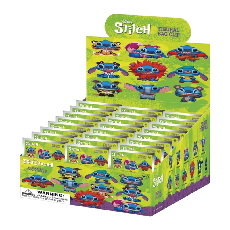 Lilo & Stitch - Stitch in Costume PVC Bag Clips S01 Blind Bag (SENT AT RANDOM)/Product Detail/Keyrings