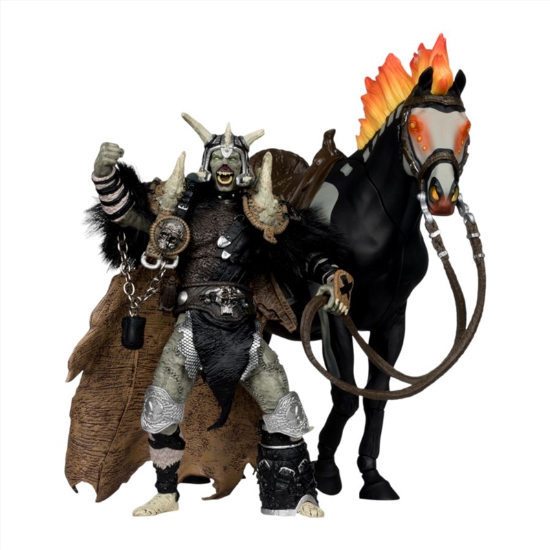 Spawn - Bloodaxe "Spawn The Dark Ages" 2PK Gold Label 7" Figure/Product Detail/Figurines