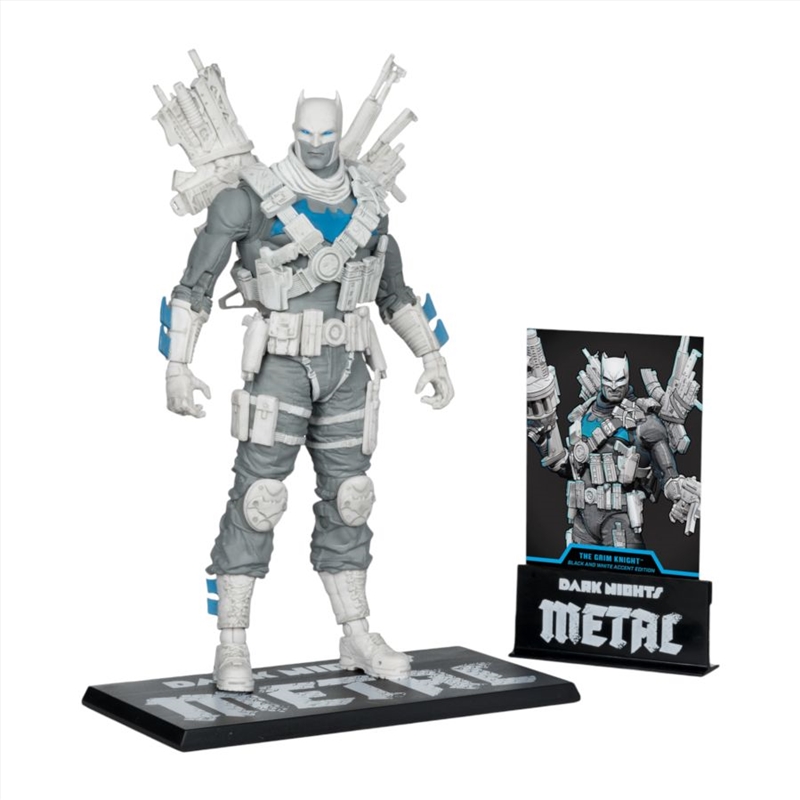 DC Multiverse - The Grim Knight B&W With Accent Gold Label 7" Figure/Product Detail/Figurines