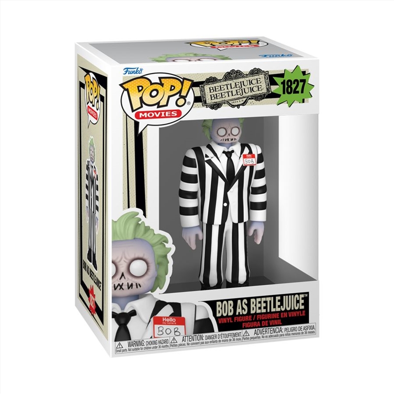 Beetlejuice 2 - BOB as Beetlejuice Pop!/Product Detail/Movies