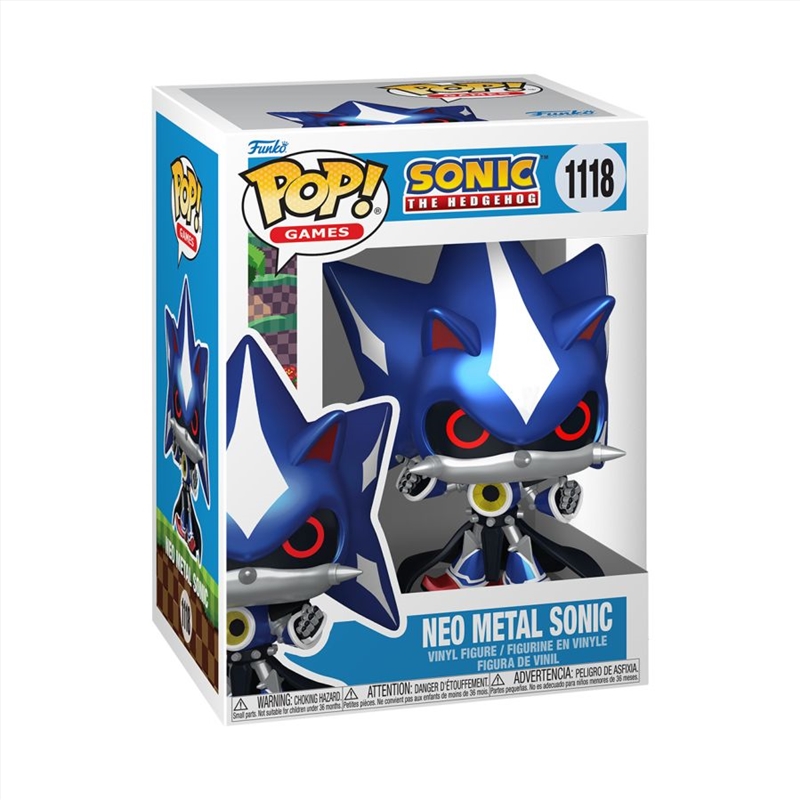Sonic - Neo Metal Sonic (Metallic) Pop!/Product Detail/Standard Pop Vinyl