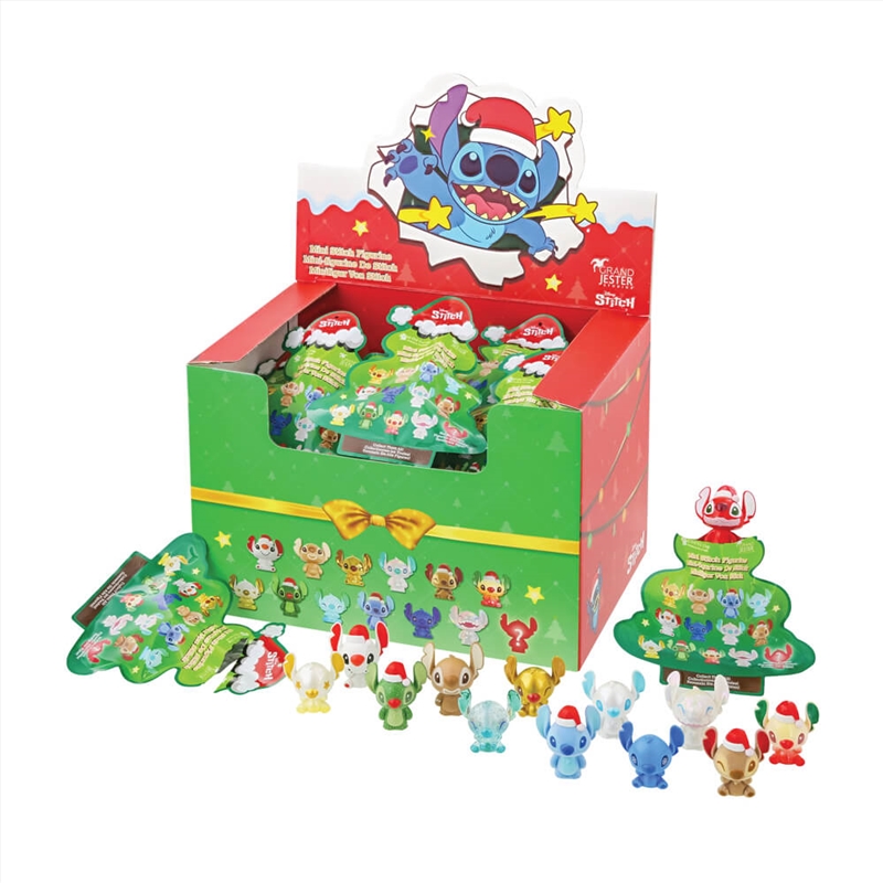 Blind Bag: Disney Christmas Stitch Mini Pvc Figurine  (SENT AT RANDOM)/Product Detail/Figurines