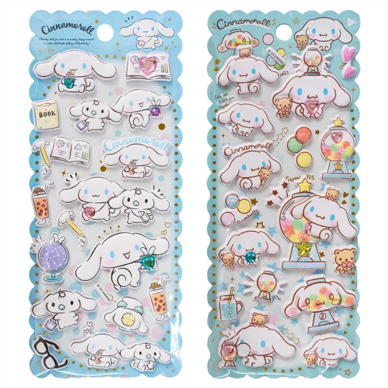 Cinnamoroll Puffy Stickers  (SENT AT RANDOM)/Product Detail/Stationery