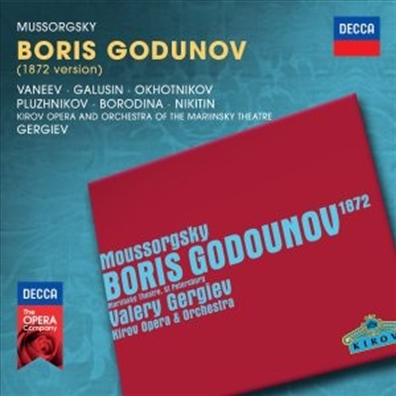 Mussorgsky: Boris Godunov (1872 Version)/Product Detail/Classical