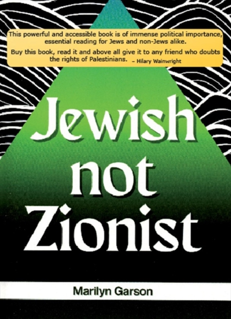 Jewish Not Zionist/Product Detail/Politics & Government
